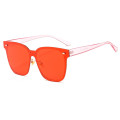 Lady Flat Top Eyewear Lunette Femme Women Luxury Brand Sunglasses Women Rivet Sun Glasses UV400
